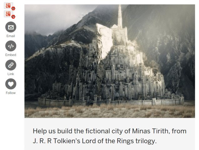 Realise Minas Tirith on Indiegogo.