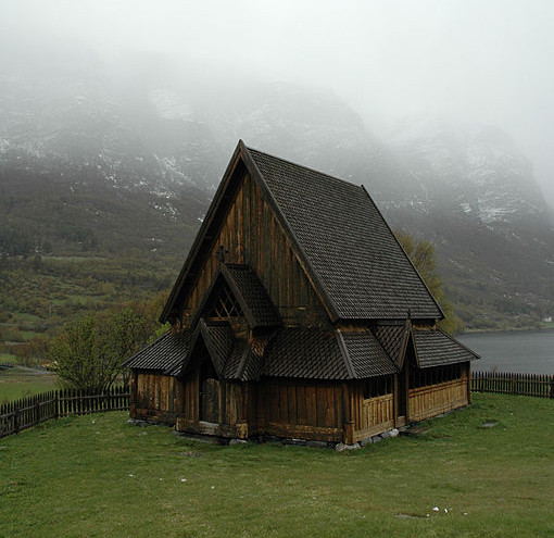 Øye stave church, photograph by J. P. Fagerback via Wikimedia (Øye, Norway; 12th c.)