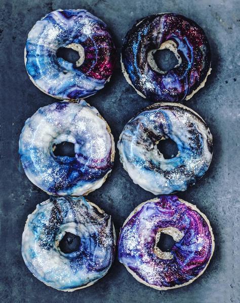 Instagram sobeautifullyraw Vegan Galaxy Donuts