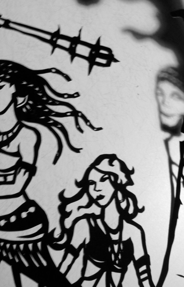 Twitter Arwen Designs Stone Monsters Papercutting Sneak Peek