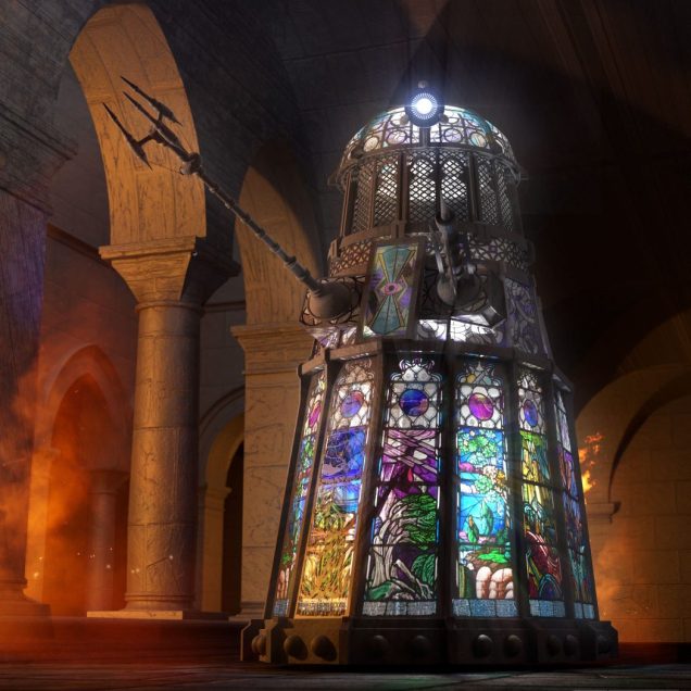 Jamie Anderson Chris Thompson Stained Glass Dalek Stainley-1050x1050
