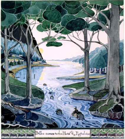 Tolkien Gateway Bilbo Comes to Huts of Raft-elves