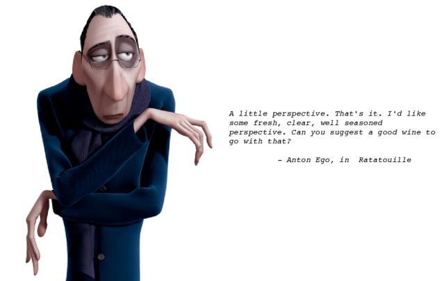 Ratatouille Anton Ego Perspective Quote