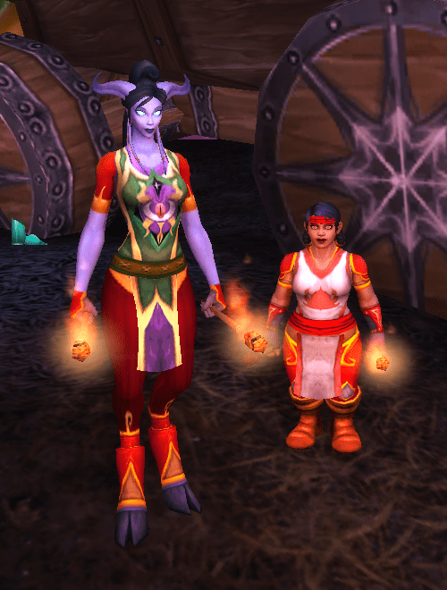 WoW Darkmoon Faire Fire Juggler Transmog Windwalker Monk