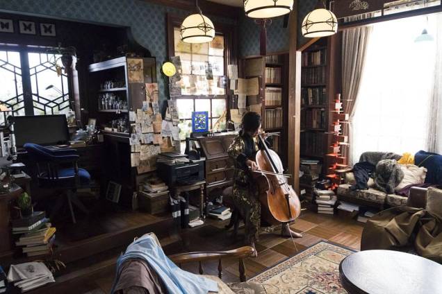 HS HBO Miss Sherlock Playing Cello