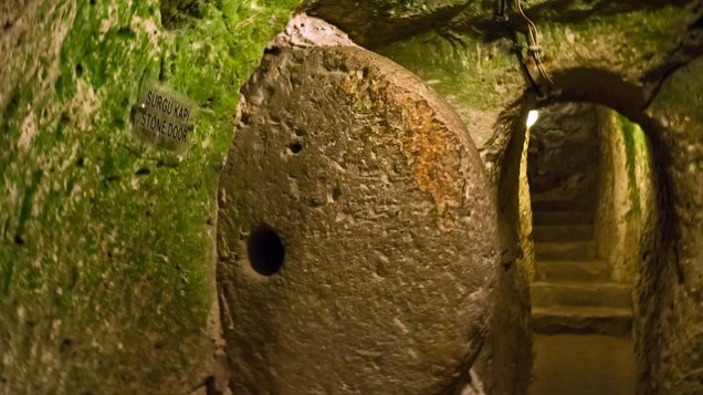 Flickr Dan Merino Derinkuyu Stone Doorway
