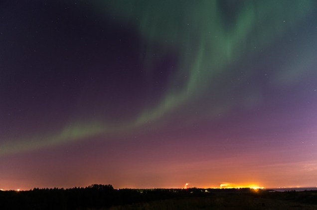 Flickr Juho Holmi Northern Lights over Oulu