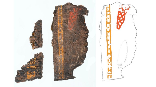 MOLA Prittlewell Painted Wooden Box