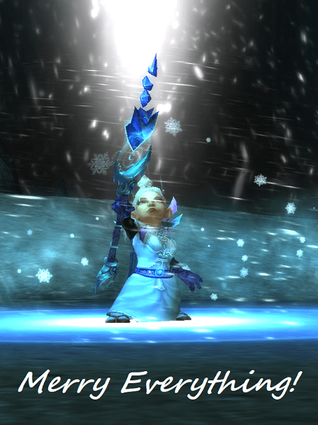 WoW Legion Frost Mage Winter Greetings
