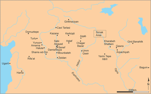 Garfinkel Krulwich Map of Halafian Sites Sm