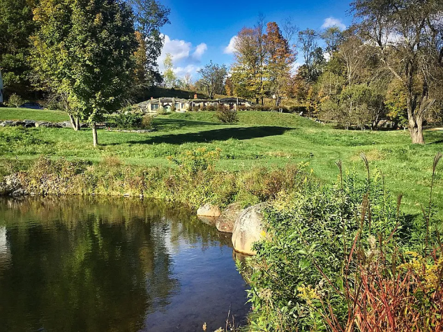 Zillow Middletown Springs Hobbit House Pond